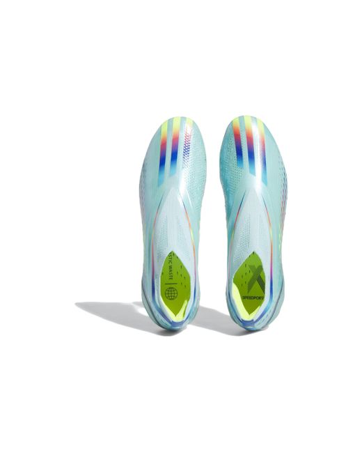 Adidas Blue X Speedportal+ Fg 'Al Rihla Pack Clear Aqua' for men