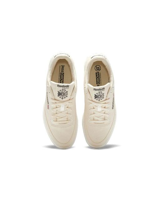 Reebok White Club C 85 Grow Leisure Sneakers for men