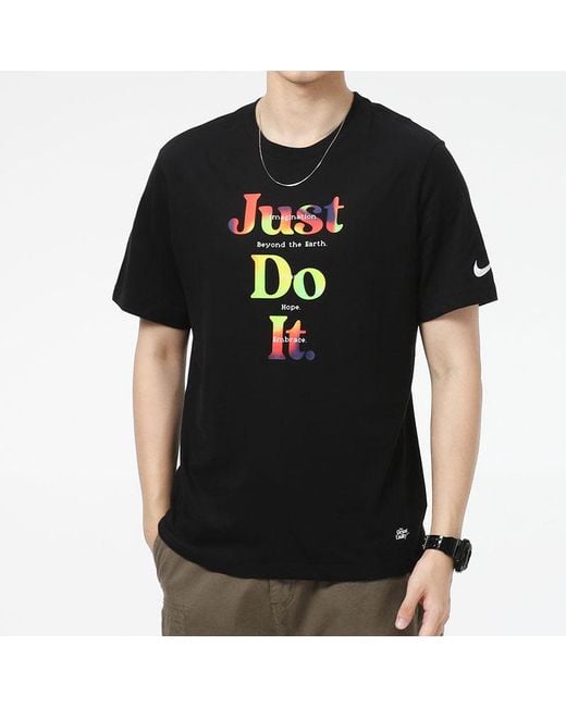 Nike Black Nk Df Great Unity Ss Tee2 Logo for men