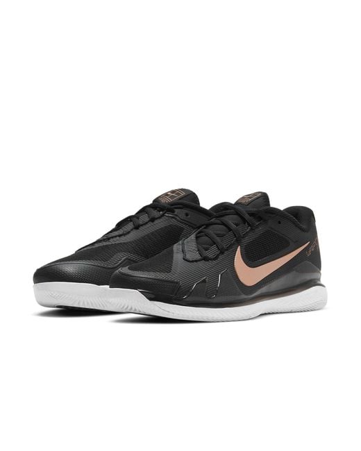 Nike Black (Wmns) Court Air Zoom Vapor Pro Metallic Bronze'