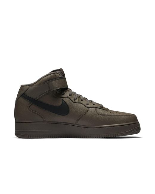 Nike Brown Air Force 1 Mid 'Ridgerock' for men
