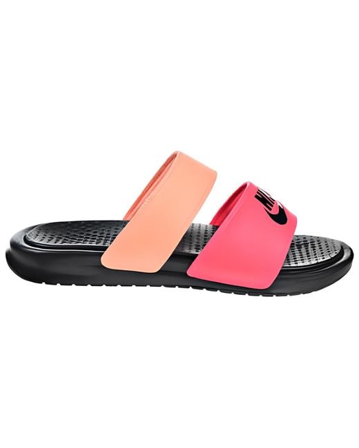 Nike Red (Wmns) Benassi Duo Ultra Slide 'Racer Sunset Glow'