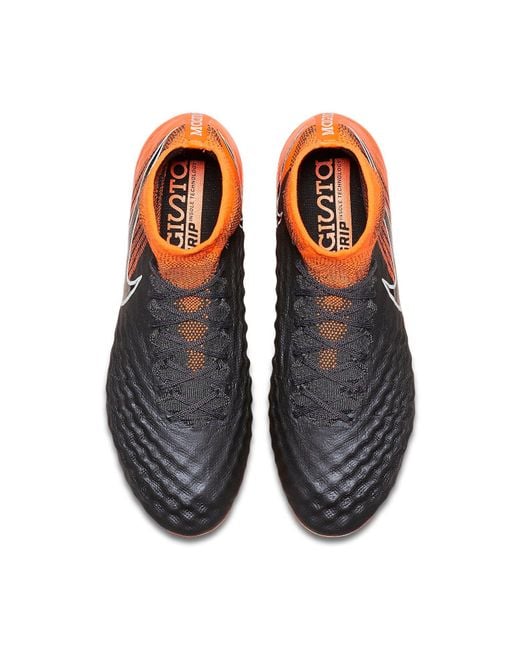 Nike Orange Magista Obra 2 Elite Df Fg Total' for men