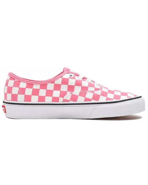 Vans Pink Checkerboard Authentic Checkboard for men
