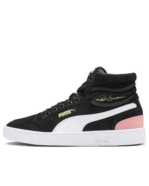PUMA Black (Wmns) Ralph Sampson Mid Suede Bridal Rose'