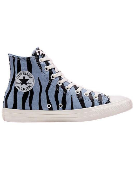Converse Blue Chuck Taylor All Star High 'Twisted Archive Print for men