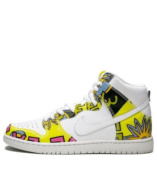Nike Yellow Dunk High Prm Dls Sb Qs 'De La Soul' for men