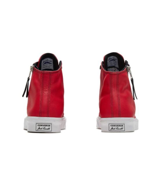 Converse Red Jack Purcell Zip for men