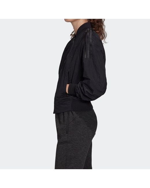 Adidas Blue (Wmns) Vrct Jk Woven Stitching Jacket Coat