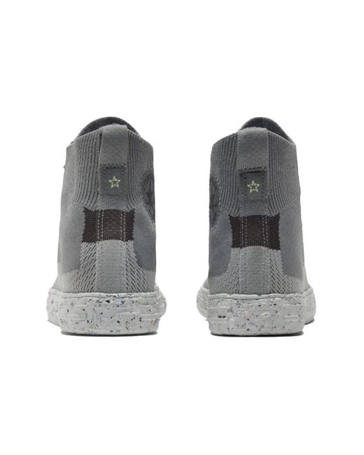 Converse Gray Chuck Taylor All Star Crater Knit High 'Limestone' for men