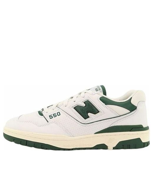 New Balance White X Aime Leon Dore 550 'Evergreen' for men