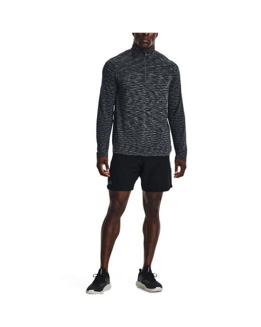 Under Armour Blue Seamless 1/2 Zip Top for men