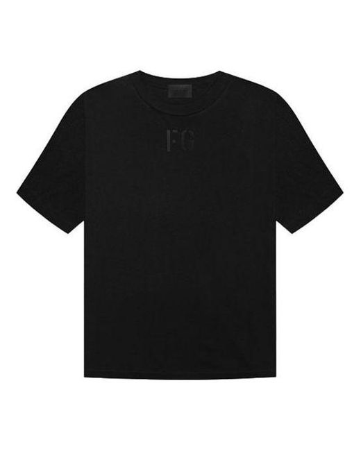 Fear Of God Black Fg Tee 'Vintage' for men