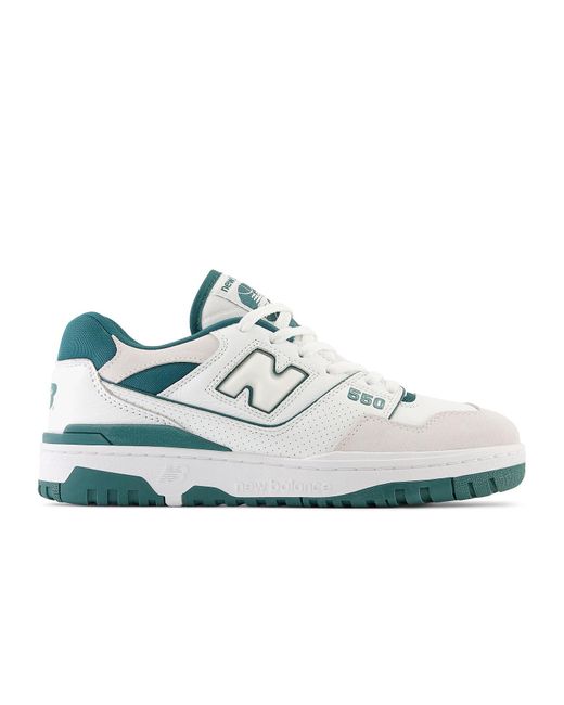 New Balance White 550 for men