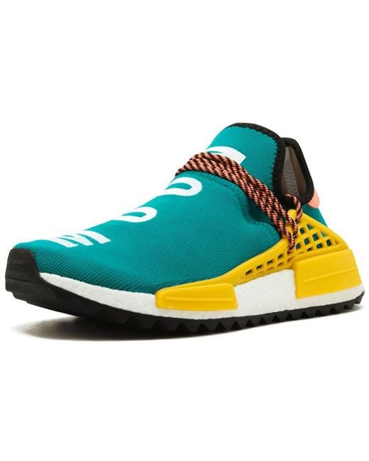 Adidas Blue X Pharrell Nmd Hu Trail 'Sun Glow' for men