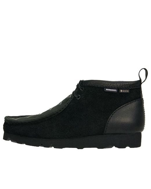 Clarks Original X Neighborhood Wallabee Gtx Ankle Shoes in Black