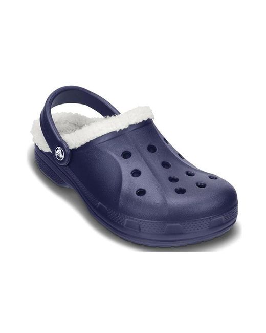 CROCSTM Blue Classic Clog Stay Warm Wear-Resistant Slippers for men