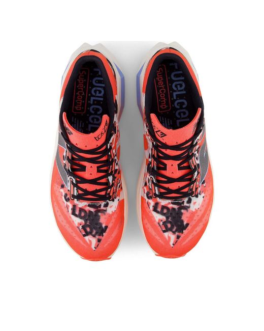 New Balance Red Fuelcell Supercomp Elite V4 'Tcs London Marathon Urgent' for men