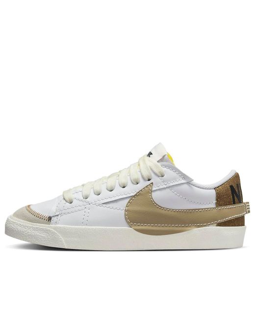 Nike White Blazer Low '77 Jumbo Khaki' for men