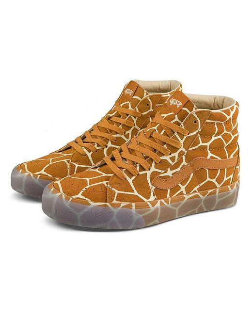 Vans Brown Sk8-Hi Vlt Lx 'Giraffe' for men