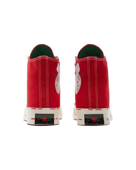 Converse Red Chuck 70 High 'Christmas Snowman' for men