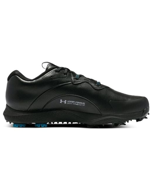 Under Armour Black Charged Draw 2 Golf Wide Steel' for men