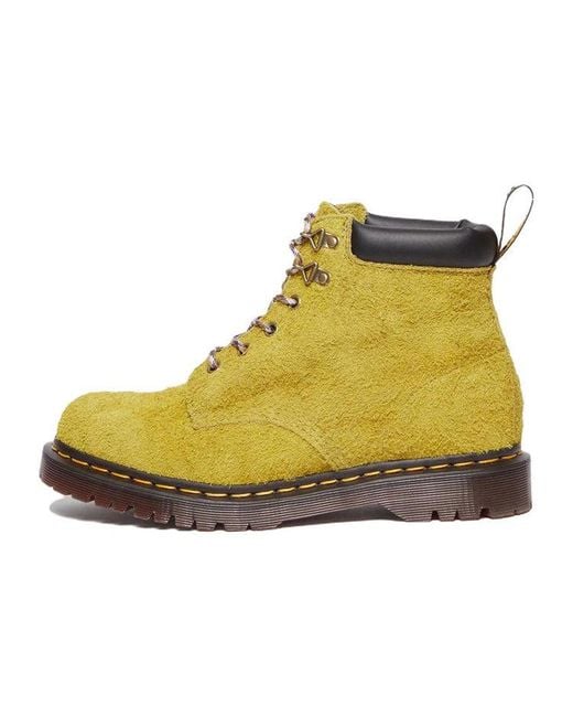 Dr. Martens Yellow Dr.Martens 939 Ben Suede Hiker Style Boots 'Moss'