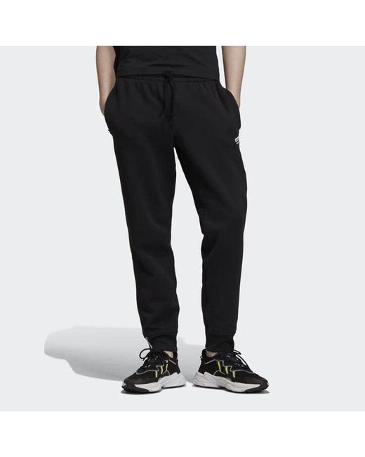 Adidas Black Original Vocal Pants Training Running Tapered Sweat-Pant for men