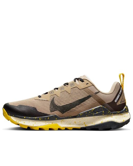 Nike Brown React Wildhorse 8 Khaki/-Vivid Sulfur Dr2686-200 for men