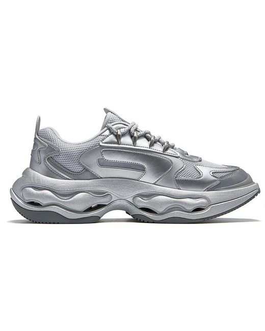 Fila Gray Vintage Daddy Shoes for men
