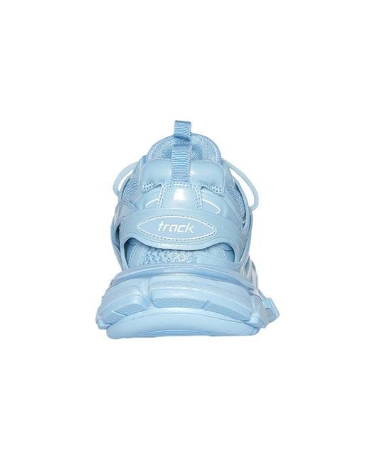 Balenciaga Blue Track Sneaker 'Metallic Light' for men