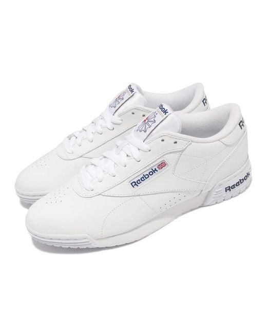 Reebok White Exofit Lo Clean Logo Int Shoes Royal' for men