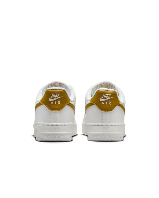 Nike White (Wmns) Air Force 1 'Next Nature Bronzine'