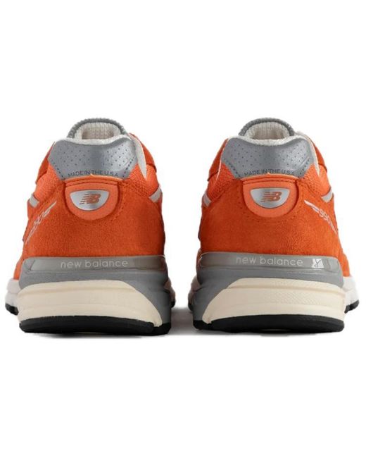 New Balance Red X Aim Leon Dore 990V4 Clay' for men