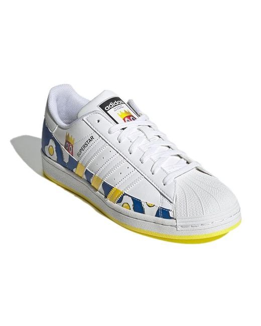 Adidas Blue Philip Colbert X Superstar 'Save The Lobster for men