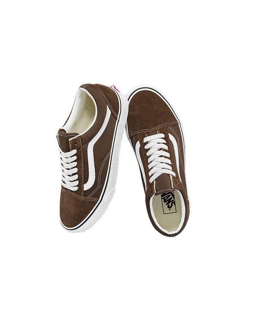 Vans Brown Old Skool 'Rain Drum' for men