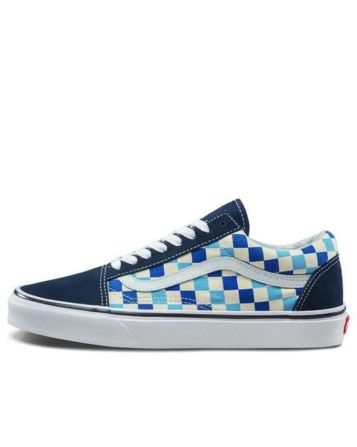 Vans Blue Old Skool Topaz Checkerboard' for men