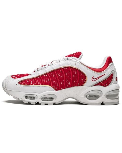 Nike Red X Supreme Air Max Tailwind 4 'University' for men