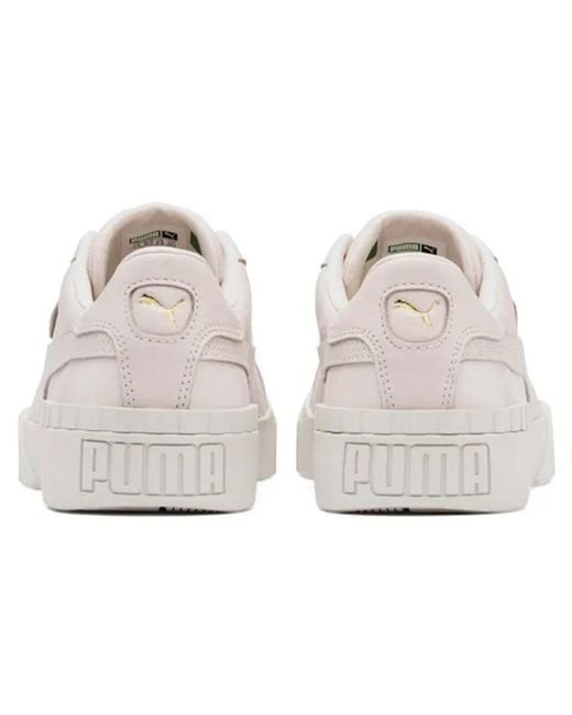 PUMA White (Wmns) Cali Emboss 'Cream Y'