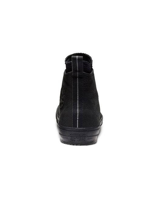 Converse Black Chuck Taylor All Star Waterproof Hi 'Triple' for men