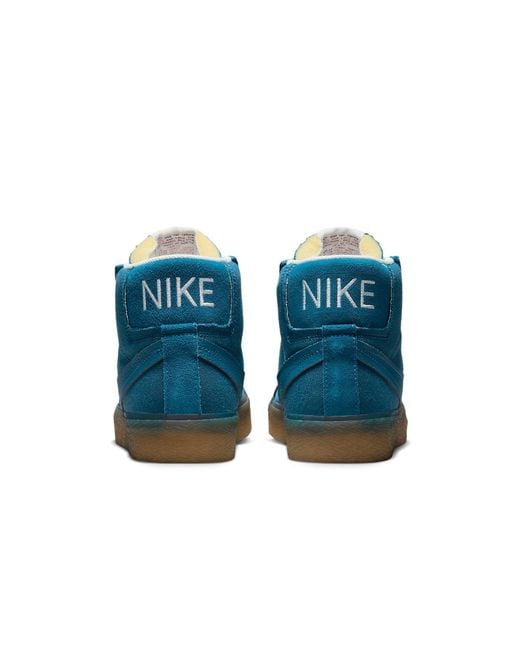 Nike Blue Zoom Blazer Mid Premium Plus Sb Gum' for men