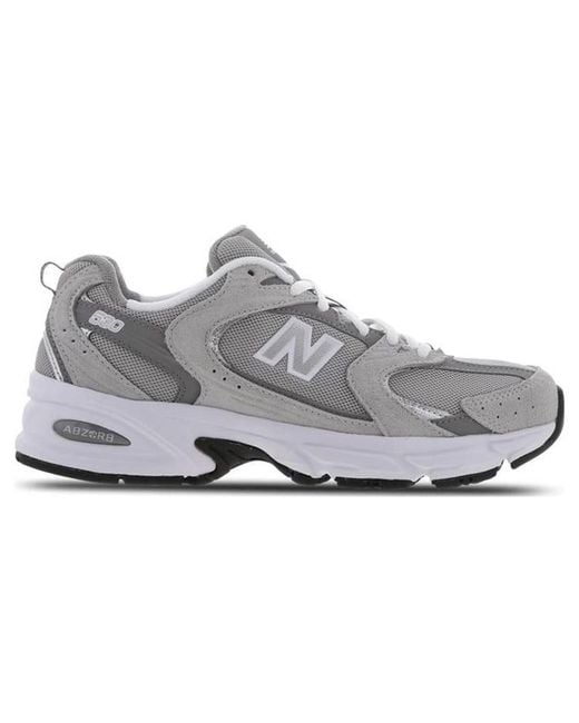 New Balance White 530 'Raincloud' for men
