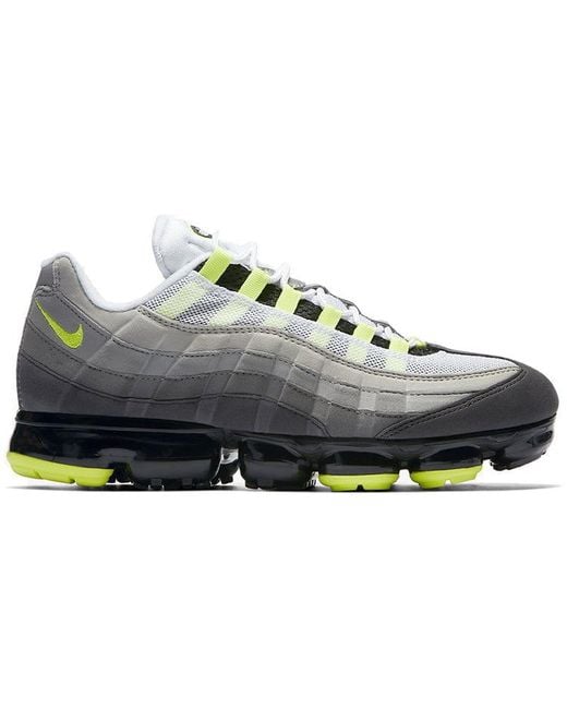 Nike Gray Air Vapormax 95 'Neon' for men
