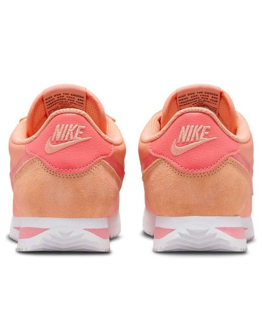 Nike Pink (Wmns) Cortez Textile 'Apricot Agate Safety'