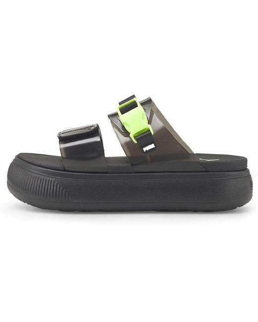PUMA Black (Wmns) Suede Mayu Pop Sandal Fizzy Light'