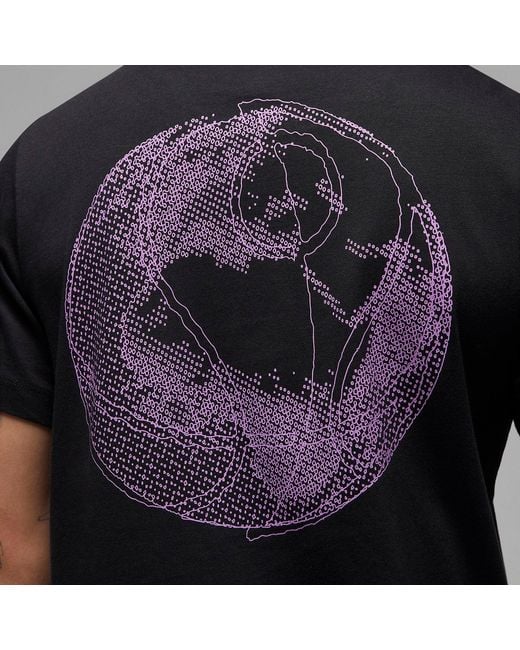 Nike Black Dri-Fit Sport Graphic T-Shirts for men