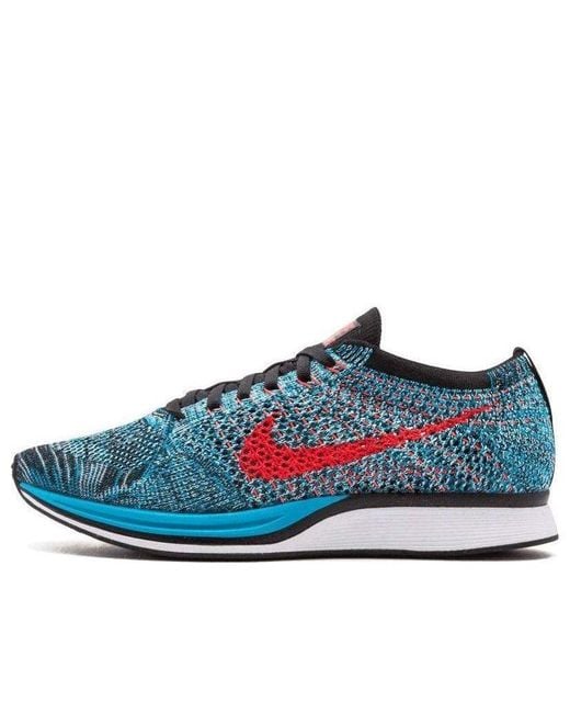 Nike Blue Flyknit Racer 'Neo' for men