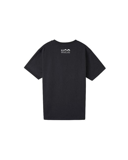 New Balance Black X Noritake Logo Round-Neck