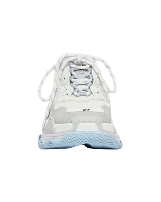 Balenciaga White (Wmns) Triple S Sneaker 'Pastel'