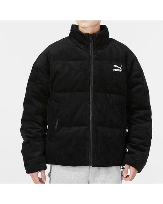 PUMA Black Classics Oversized Puffer Jacket for men